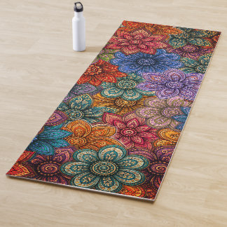 Tapis De Yoga "Fleurissant"