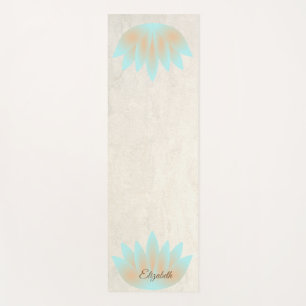 Tapis De Yoga Fleurs de Lotus Adorables - Personnalisé