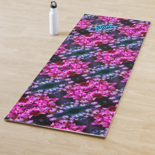 Tapis De Yoga Fleurs de marguerite africaines Abstraites personn