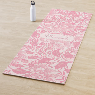 Tapis De Yoga Fleurs roses et jolies filles personnalisées