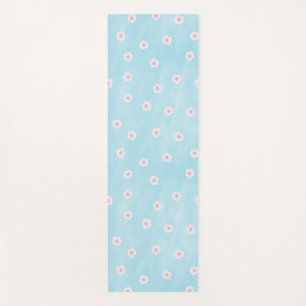 Tapis De Yoga Floraison de fleurs de cerisiers japonais Sakura
