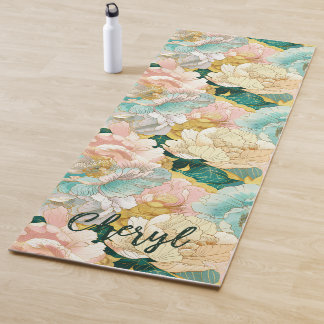 Tapis De Yoga Floral