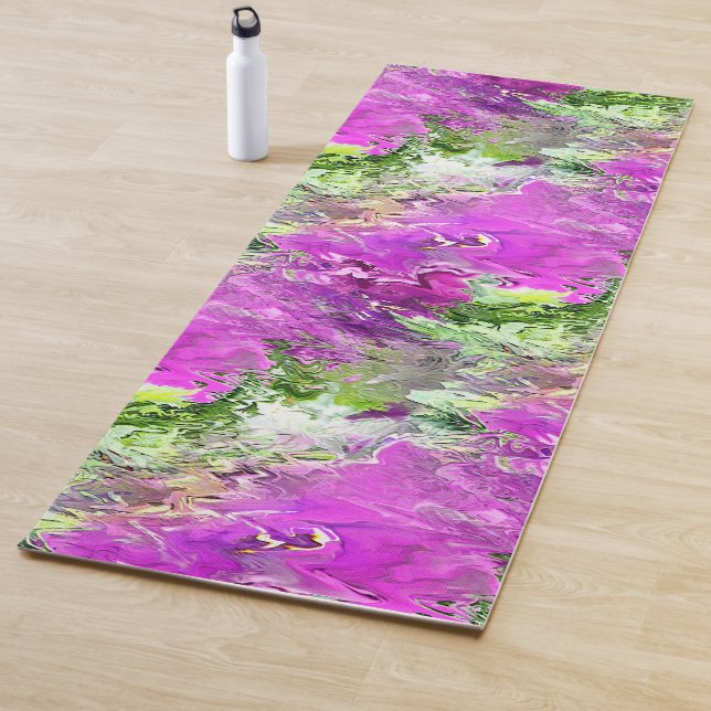 Tapis De Yoga Flot de Petunias..... (En situation)
