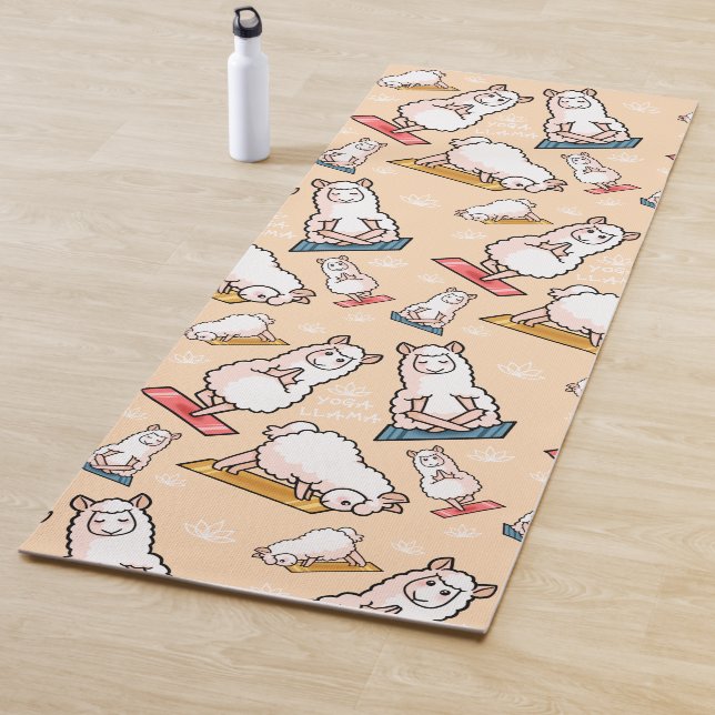 Tapis De Yoga Folie de lama de yoga (En situation)