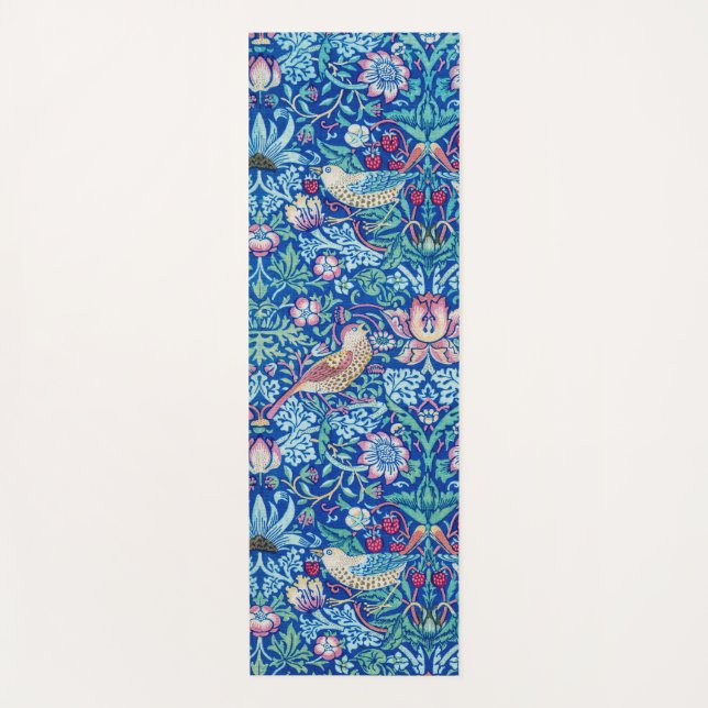 Tapis De Yoga Fraise Thief Blue, William Morris Yoga Mat (Devant)