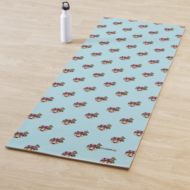 Tapis De Yoga Frida Kahlo | FridaMoji - Frida heureux (En situation)