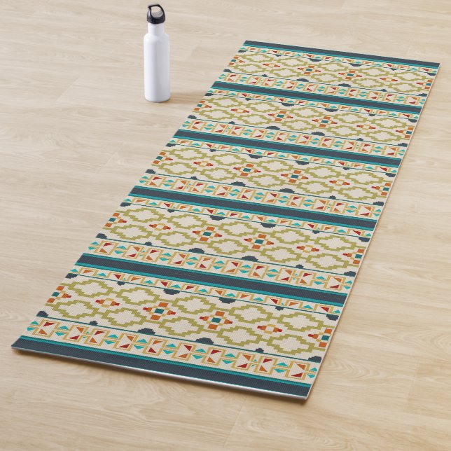 Tapis De Yoga Géométrie du sud-ouest I (En situation)