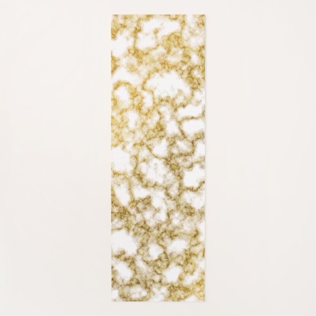 Tapis De Yoga Gold Marble (Devant)