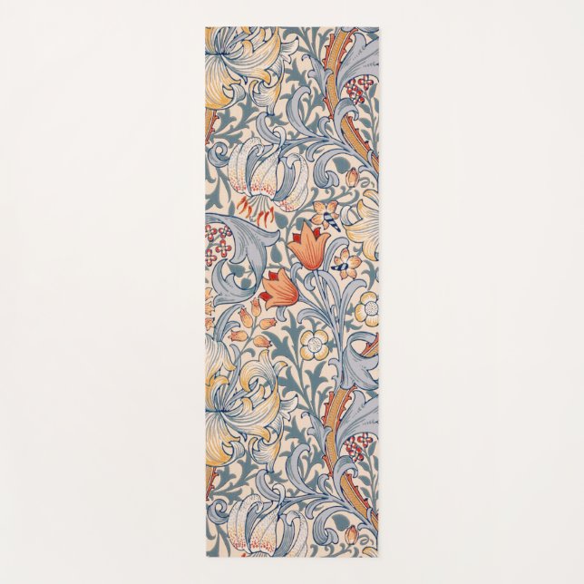 Tapis De Yoga Golden Lily, William Morris (Devant)