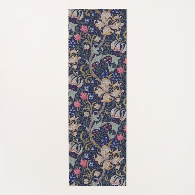 Tapis De Yoga Golden Lily, William Morris (Devant)