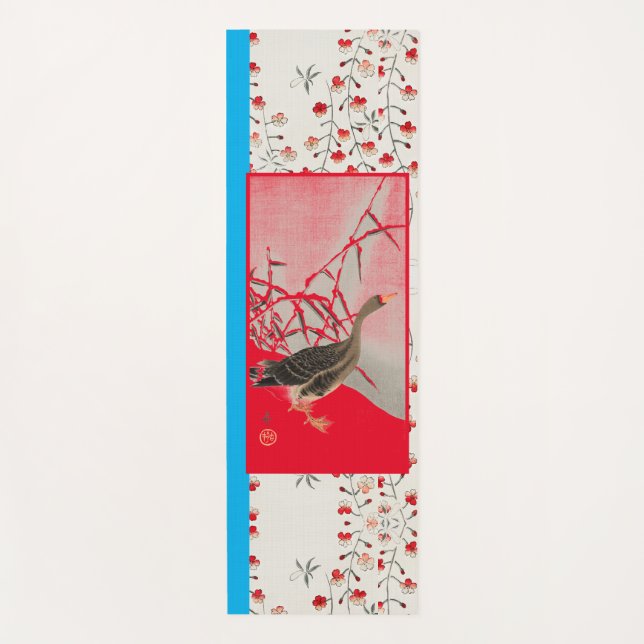 Tapis De Yoga GOOSE ET CHERRY BLOSSOM YOGA Mat (Devant)
