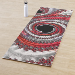 Tapis De Yoga Gradient noir abstrait