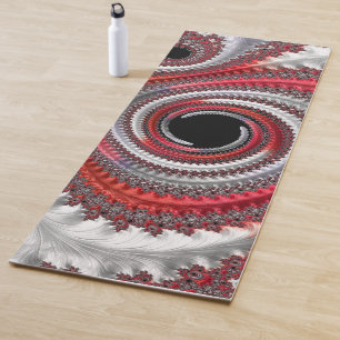 Tapis De Yoga Gradient noir abstrait