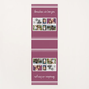 Tapis De Yoga Grand-mère nous vous aimons Petits-enfants 6 Photo
