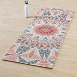 Tapis De Yoga Grattez moderne Kaleidoscope Mandala art fractal
