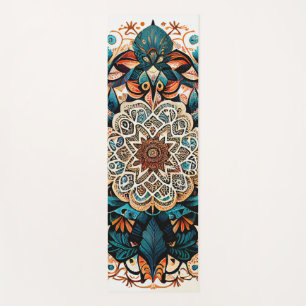 Tapis De Yoga Green Mandala Harmony Yoga Mat (Un Côté)