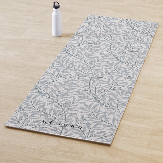 Tapis De Yoga Gris bleu saule Monogramme Yoga Mat (En situation)