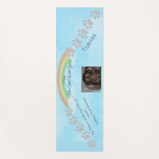 Tapis De Yoga Guided by Pawprints to the Rainbow