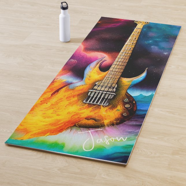 Tapis De Yoga Guitare (En situation)