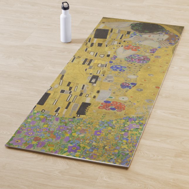 Tapis De Yoga Gustav Klimt La Peinture Du Baiser (En situation)