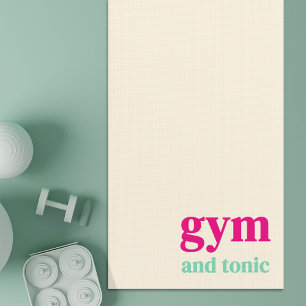 Tapis De Yoga Gym et Tonic Citation Art