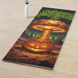 Tapis De Yoga Halloween de destruction massive Citrouille radioa