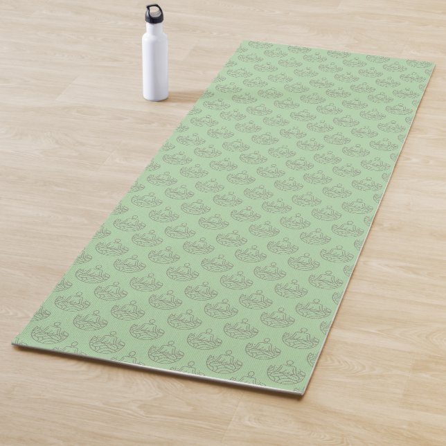 Tapis De Yoga Happy Healthy Haven! (En situation)