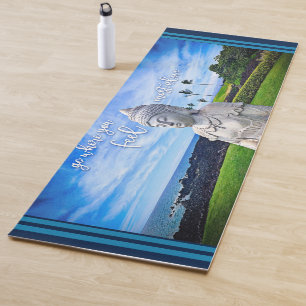 Tapis De Yoga Hawaii Bouddha Tropical Photo Citation Inspiration