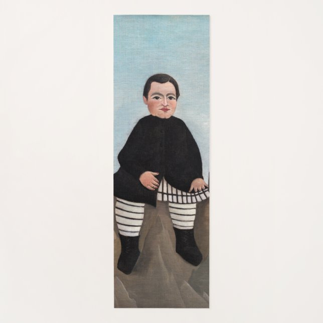 Tapis De Yoga Henri Rousseau - Garçon sur les rochers (Devant)