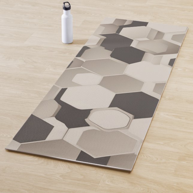 Tapis De Yoga Hexagon Harmony Yoga Mat (En situation)
