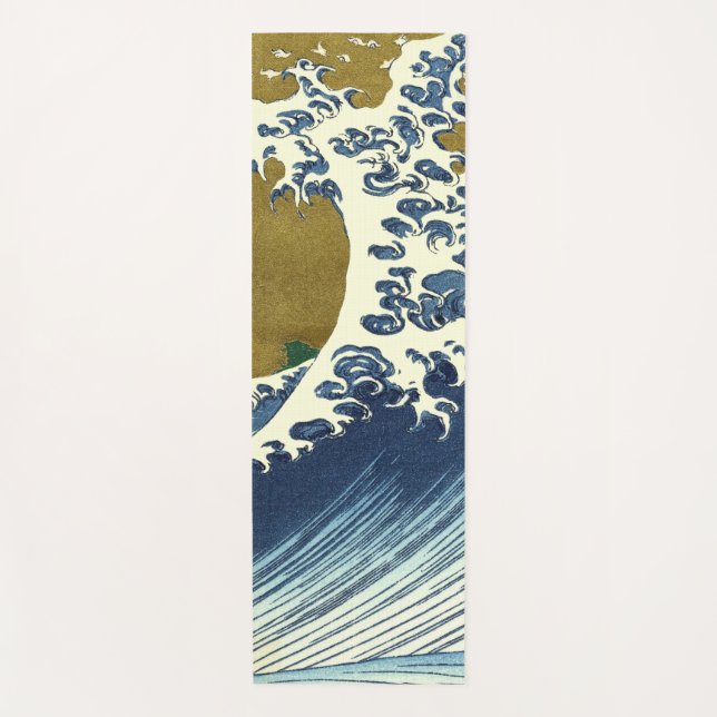 Tapis De Yoga Hokusai Big Wave Japon Art japonais (Devant)