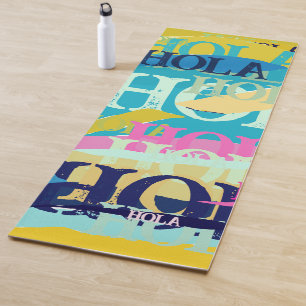 Tapis De Yoga Hola colorée Abstraite