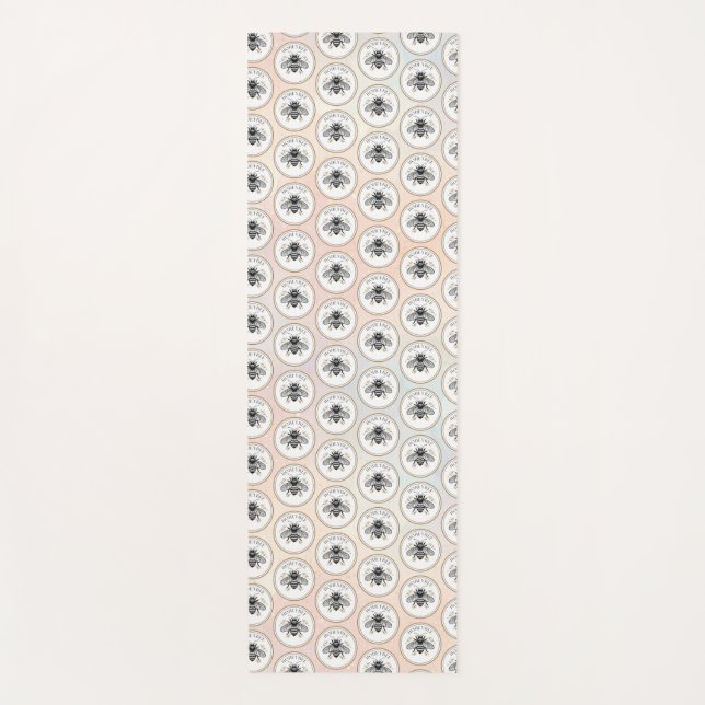 Tapis De Yoga Honey Bee (Devant)