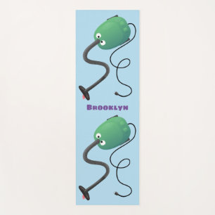 Tapis De Yoga Humour de dessin animé de l'aspirateur mignon