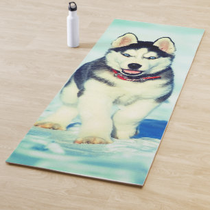 Tapis De Yoga Husky Puppy