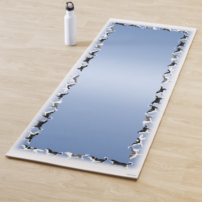 Tapis De Yoga Husky Yoga Mats Malamute / Husky Sled Dog Mat (En situation)