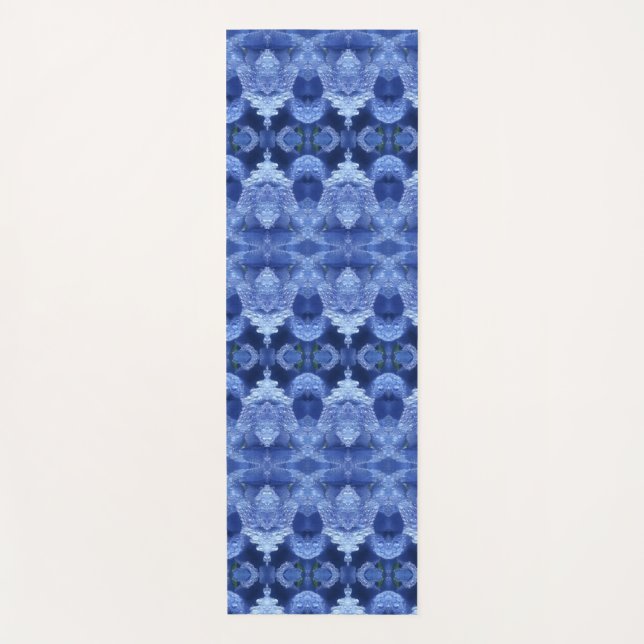 Tapis De Yoga Hy Blue Ikat Pouf (Devant)