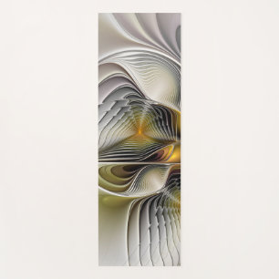 Tapis De Yoga Illusion Optique Abstrait 3D Fractal Avec Profonde