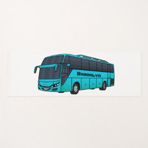 Tapis De Yoga Illustration d'un autobus à passagers moderne