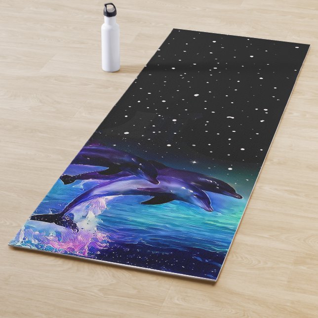 Tapis De Yoga Imaginaire dauphin (En situation)
