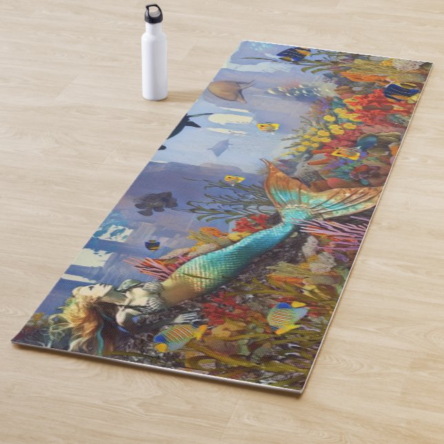 Tapis De Yoga Imaginaire de sirène (En situation)