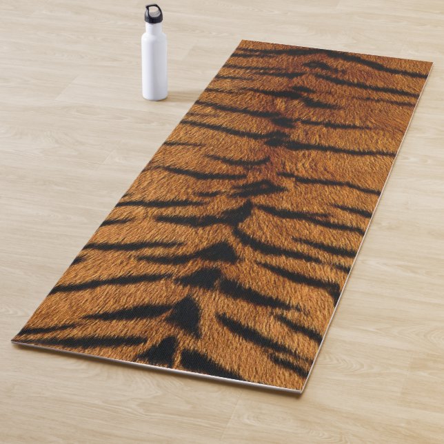 Tapis De Yoga Impression de la peau de tigre (En situation)
