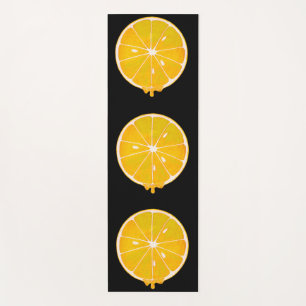 Tapis De Yoga impression en tranches de citron