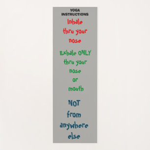 Tapis De Yoga Instructions de yoga