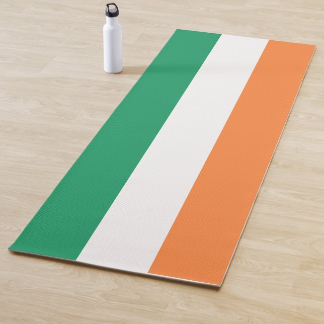 Tapis De Yoga Irlande National Flag, standard irlandais, bannièr (En situation)