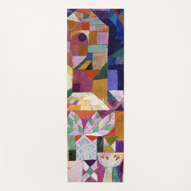 Tapis De Yoga Jardin du château, Paul Klee (Devant)