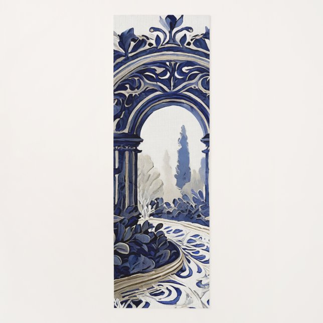 Tapis De Yoga Jardin français Zen Yoga Mat (Devant)