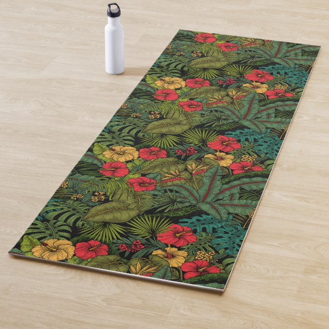 Tapis De Yoga Jardin tropical (En situation)