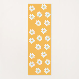 tapis de yoga jaune vif