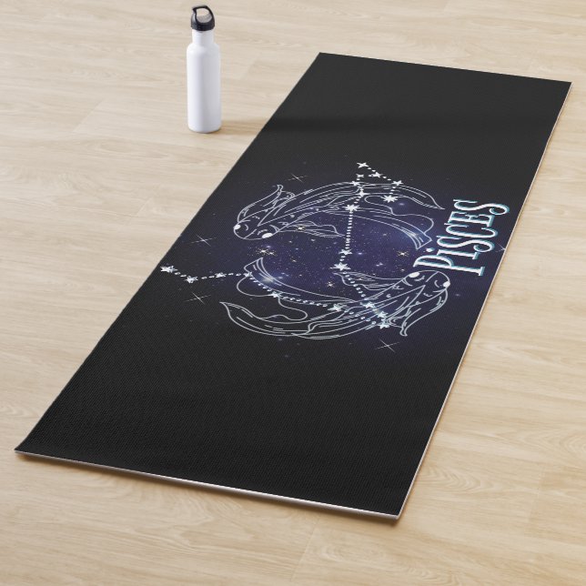 Tapis De Yoga Je suis une fille de pêche. SYMBOLE Zodiaque Pisce (En situation)